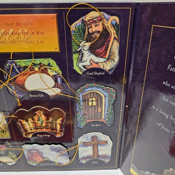 Christmas Holiday Family Life Adorenament Ornaments Story Book Jesus Advent 2001 - Picture 4 of 16